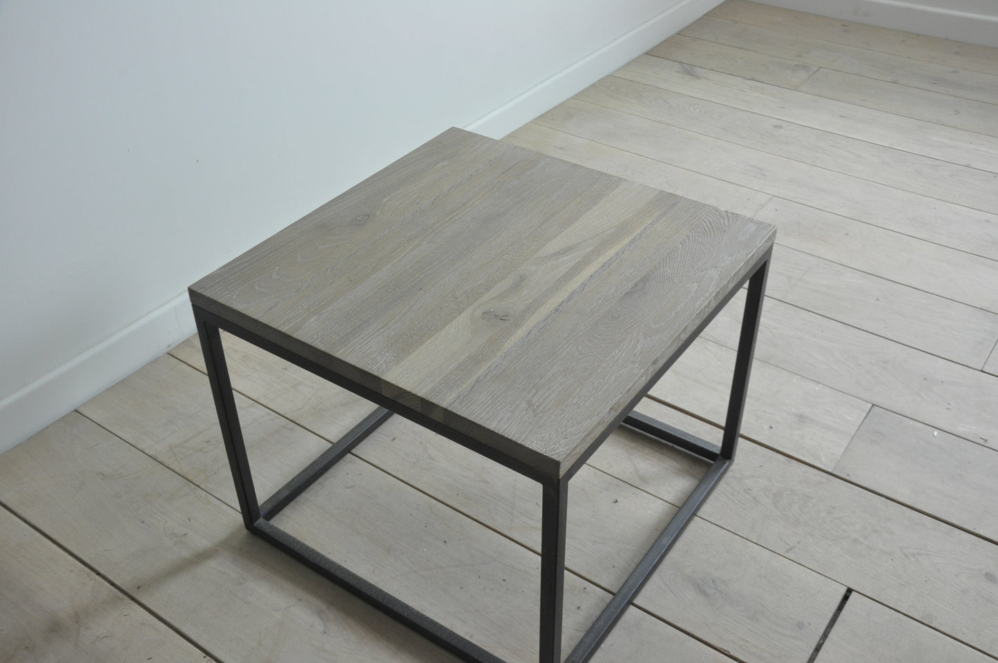 Neptune Carter oak side table