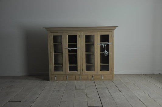 Neptune Henley 5ft oak glazed dresser top