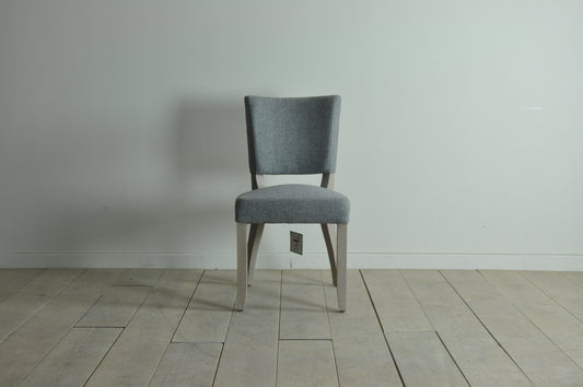 Neptune Mowbray dining chair in Elliot Granite grey wool