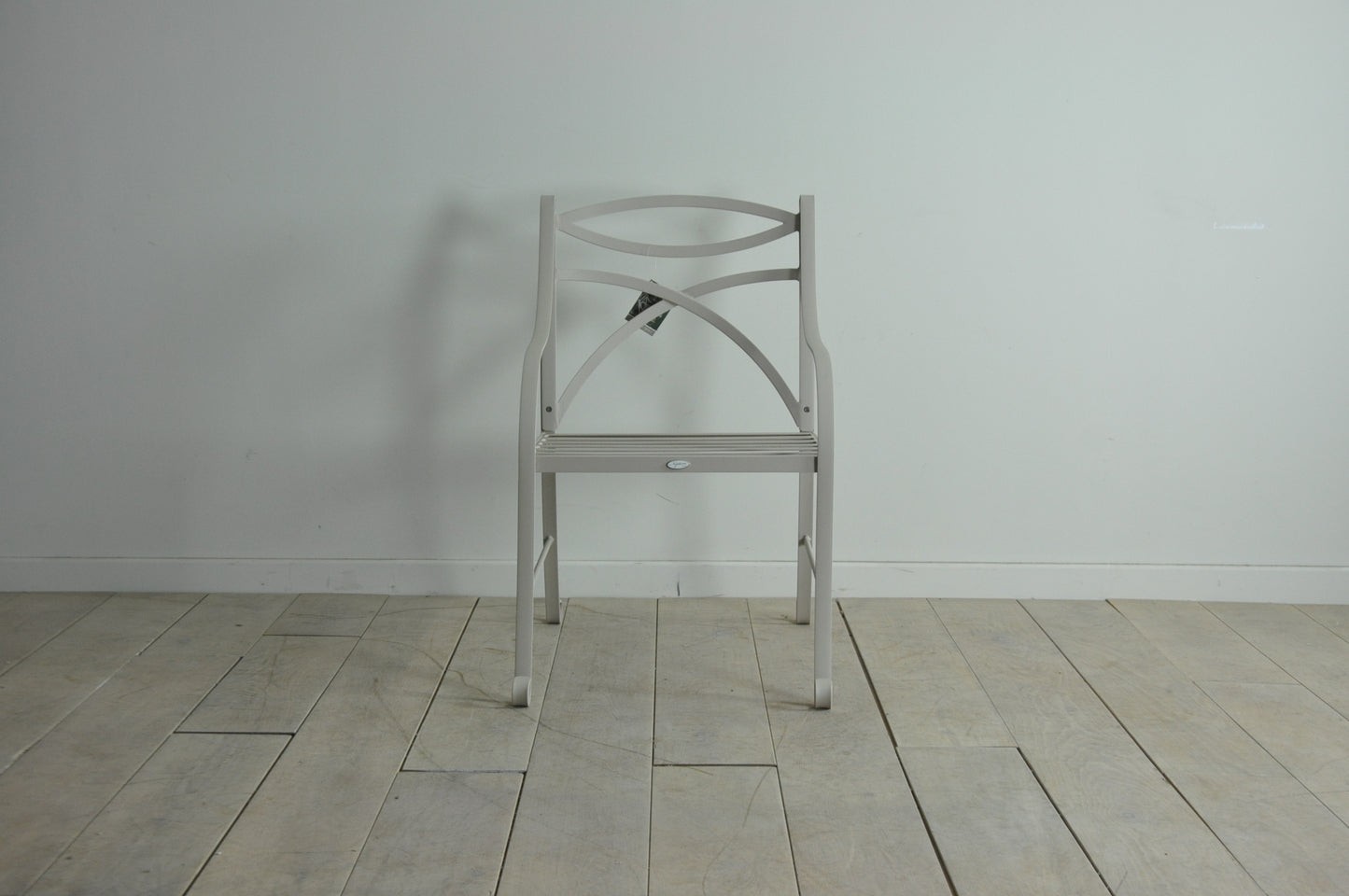 Neptune Montpellier cream metal armchair