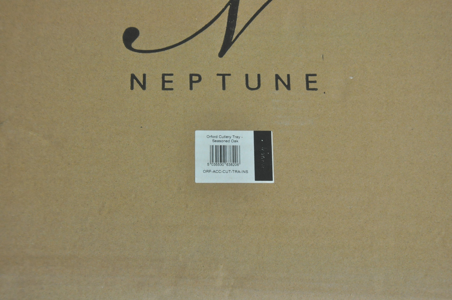 Neptune Orford cutlery tray seasoned oak