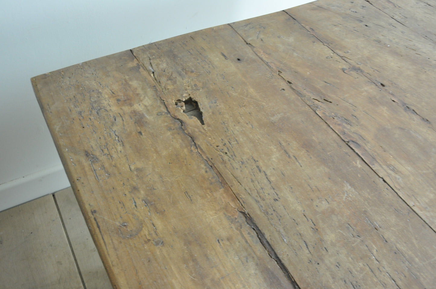 Old French coffee table with single drawer