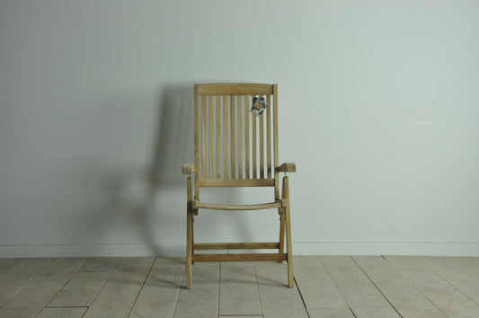 Neptune Oxford 4-position teak recliner chair