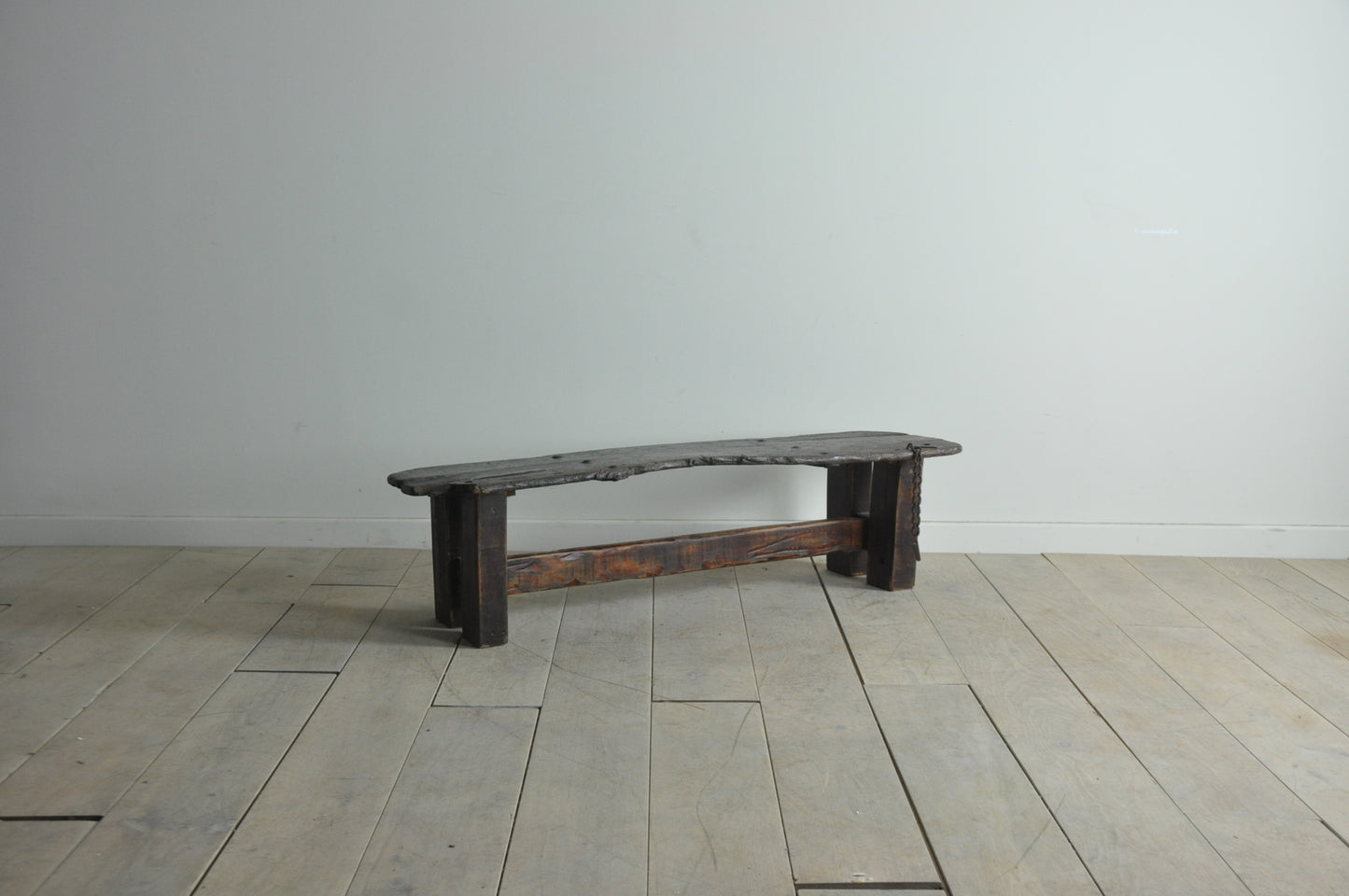 Old rustic small coffee table