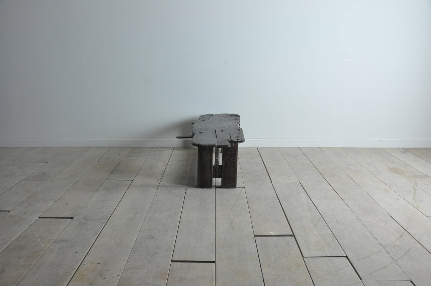 Old rustic small coffee table