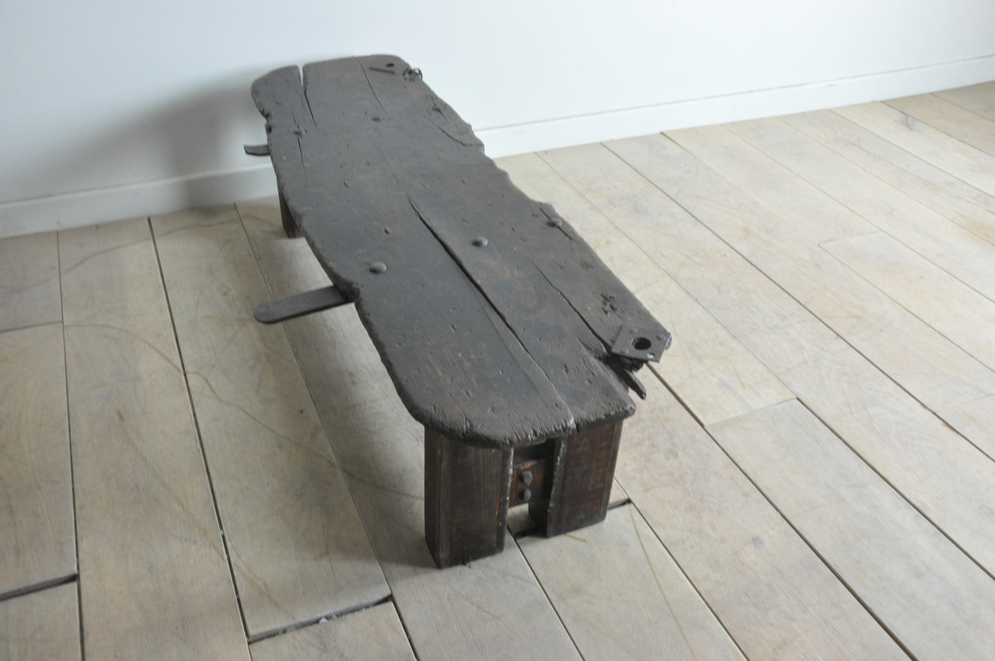 Old rustic small coffee table