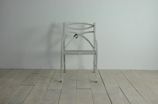 Neptune Montpellier cream metal armchair