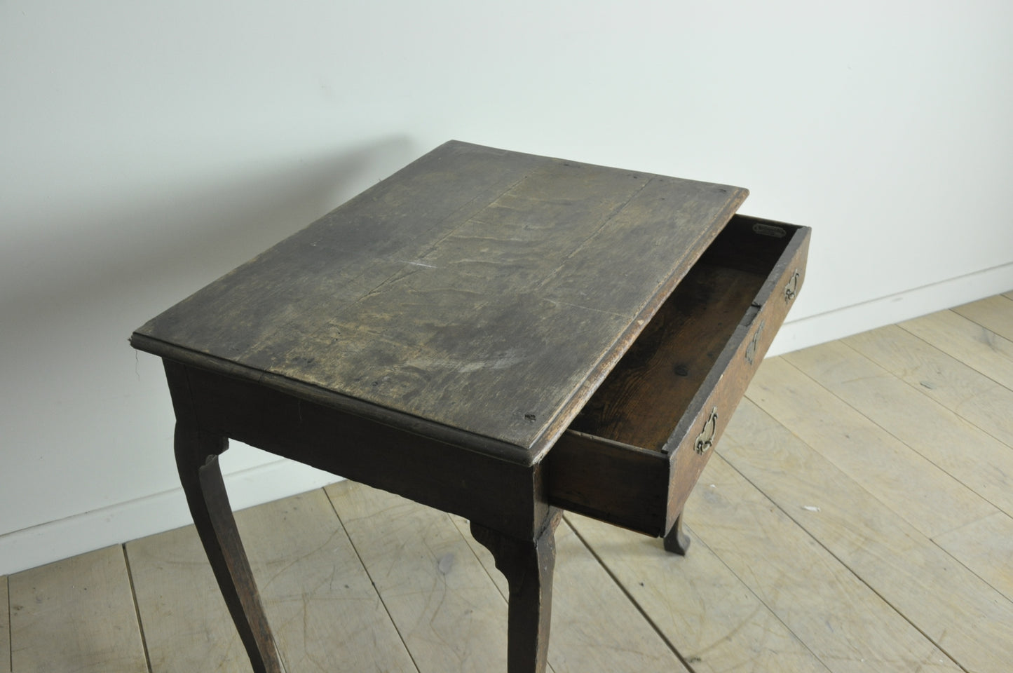 Old oak side table